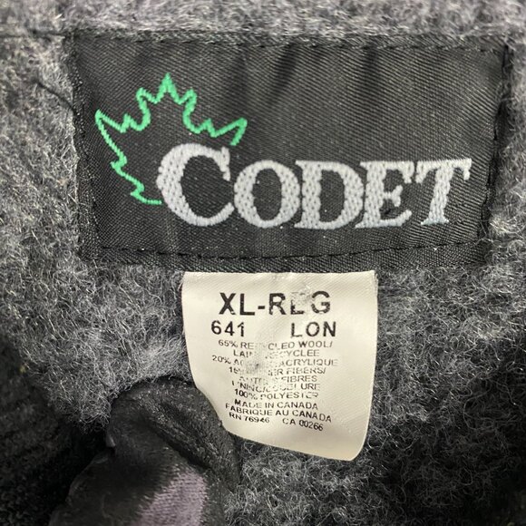 Codet Vest Mens XL Blue Green Brown Plaid Wool Blend Hunting Sherpa Fleece Lined - Picture 8 of 13